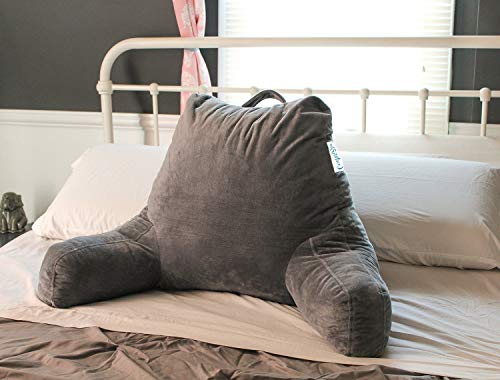 ComfortSpa Reading Pillow Bed Wedge with Arms and Pockets ComfortSpa Reading Pillow Bed Wedge with Arms and Pockets